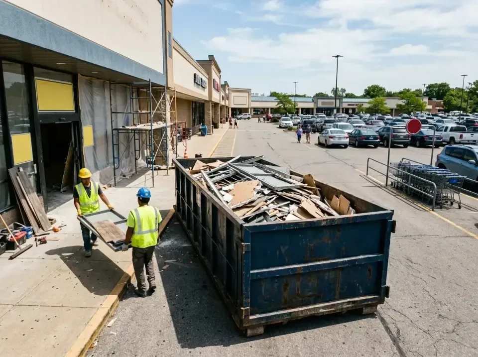 retail-store-renovation-debris-003 — frequently asked questions, Roll-off Dumpster Rentals in Pensacola Station, FL